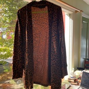 Cozy Sanctuary Leopard-Print Sweater